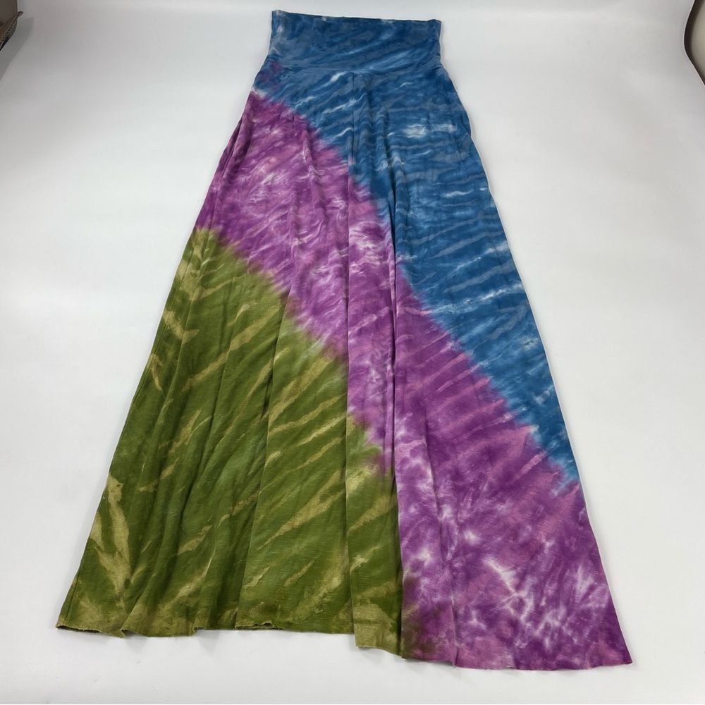 Lucky Brand Blue, Purple, and Green Maxi Skirt/Cover-Up - Picture 5 of 11